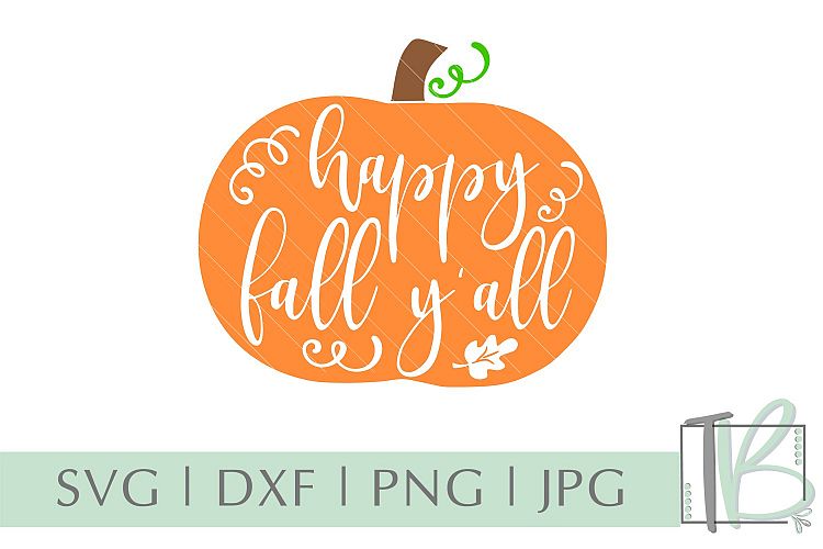 Happy Fall Yall SVG, Pumpkin SVG