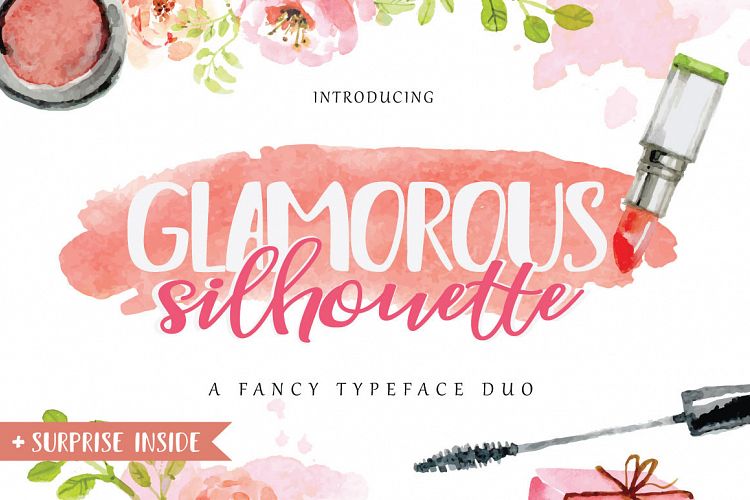 Glamorous Silhouette Font