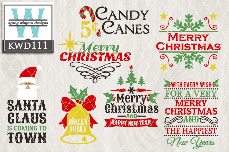 Christmas Cutting Files KWD111