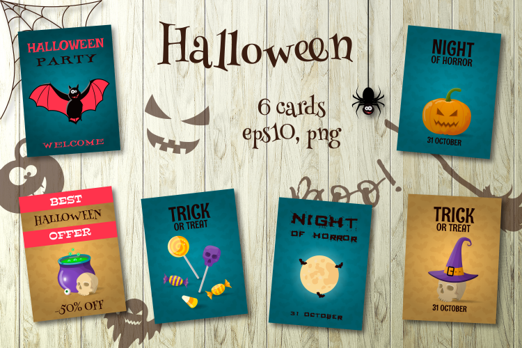 Halloween cards.
