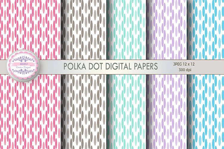 POLKA DOT DIGITAL PAPERS