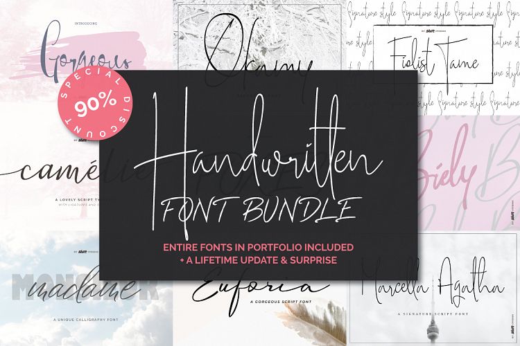 Handwritten Font Bundle