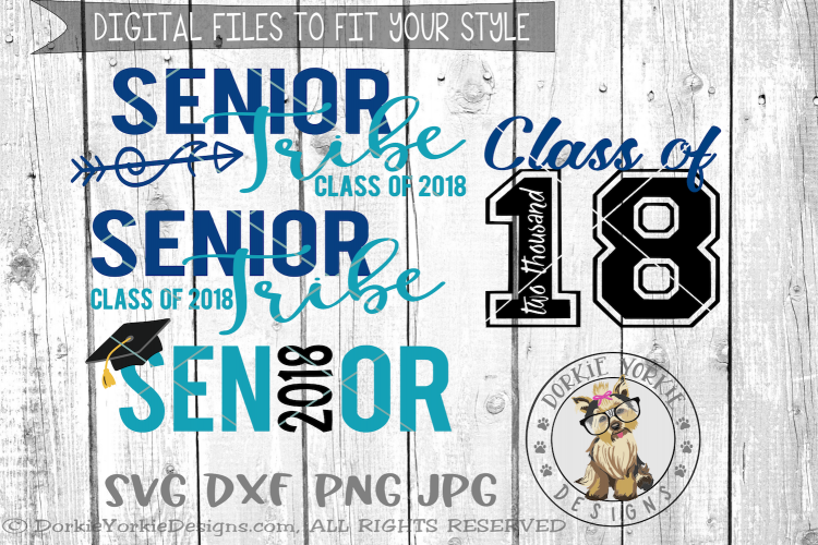 Senior 2018 BUNDLE - SVG cut file