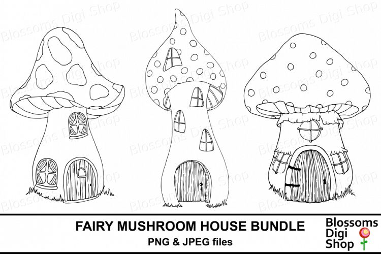Fairy Mushroom House Bundle