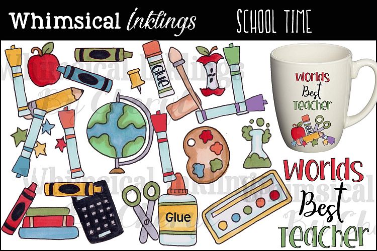 School Time Clipart Collection
