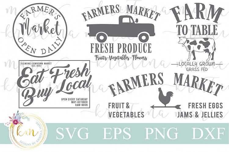 Farmers Market SVG Bundle