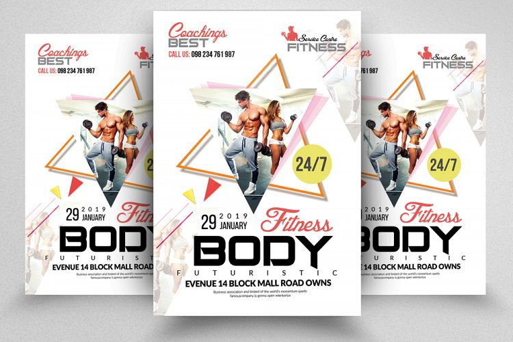Fitness Body Flyer/Poster
