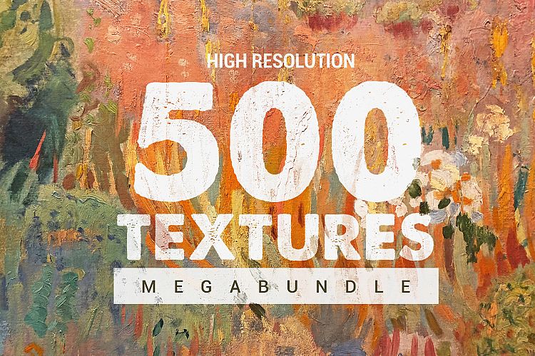 500 HD Textures Megabundle