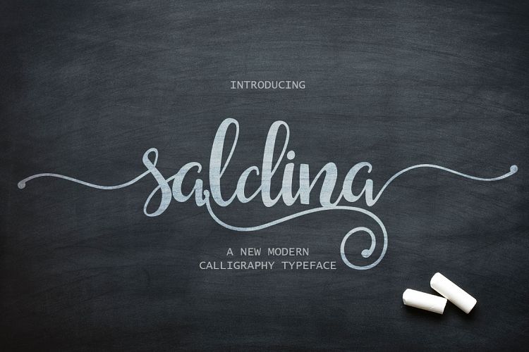 Saldina Script