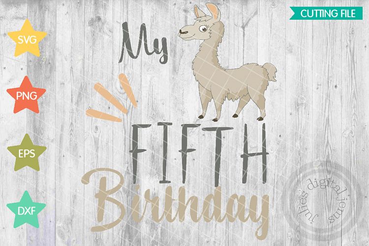 Download Llama birthday, Girl birthday, 5th Birthday SVG (195257 ...