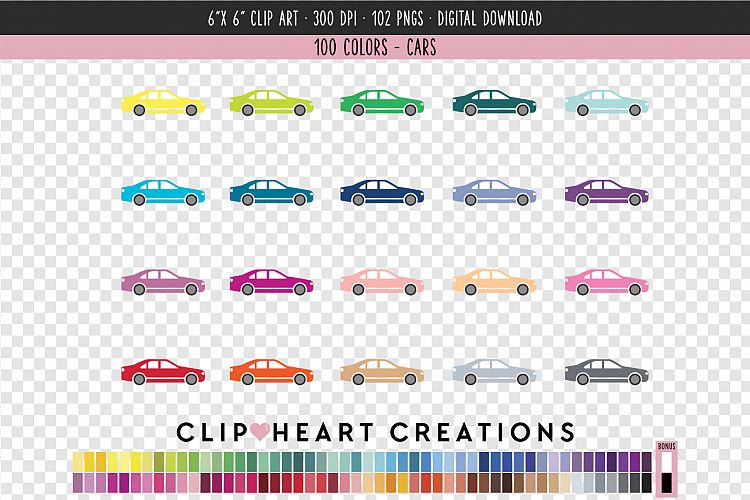 Cars Clip Art - 100 Clip Art Graphics
