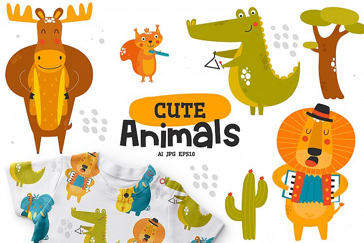 Cute Animals - Music Band