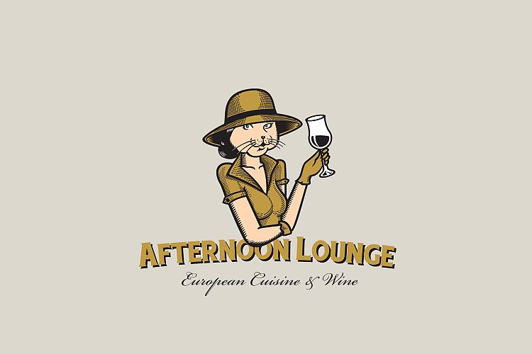 Afternoon Lounge Logo Template