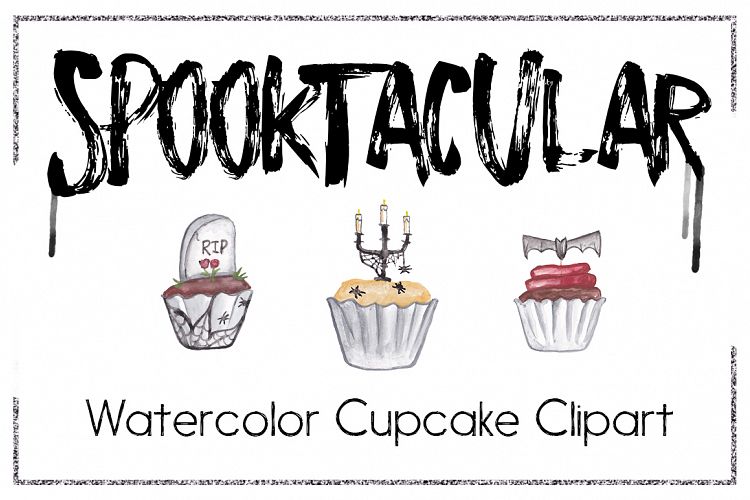 Fall Clipart-Halloween Clipart-Bat Clipart-Cupcake Clipart-Zombie Clipart-Clipart-Digital Clipart-Halloween-Pumpkin-Halloween-Cupcakes