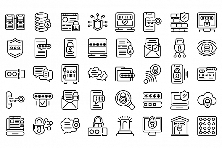 Cyber Security Icons Image 11