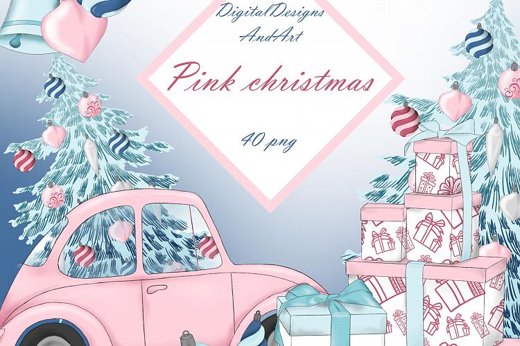 Christmas in pink