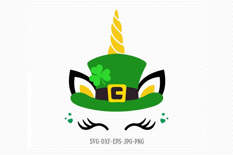 St Patrick's Day unicorn svg, unicorn svg, St Patrick's Day