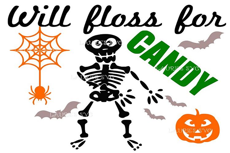 Halloween will floss for candy boy FILE SVG,EPS,DXF,PNG,JPG