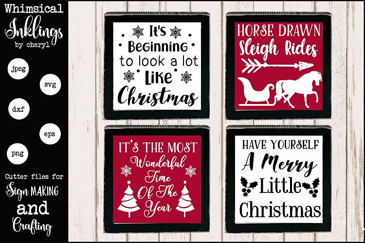 Merry Little Christmas SVG Set