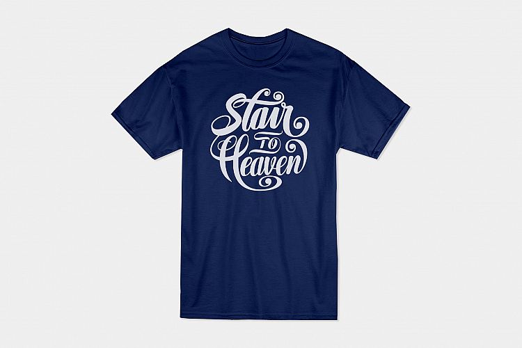 Stair to Heaven Lettering SVG