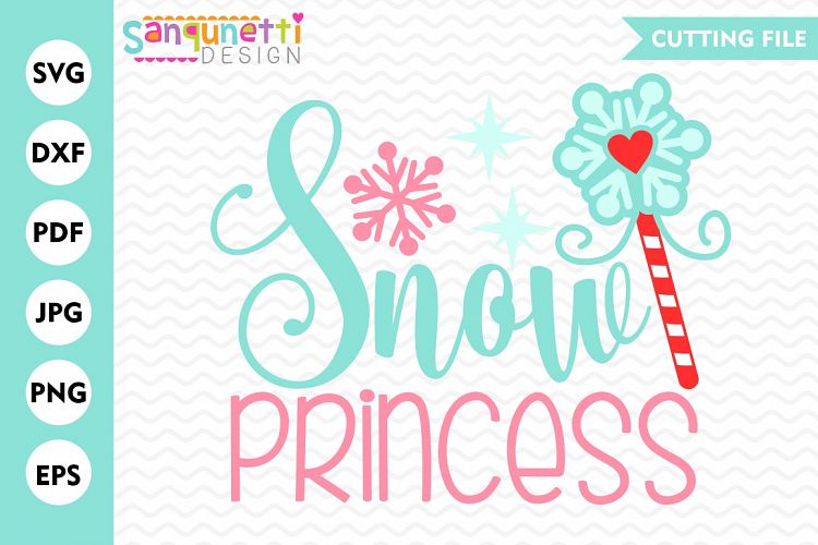 Snow Princess SVG, Snowflake svg, Christmas svg, winter svg