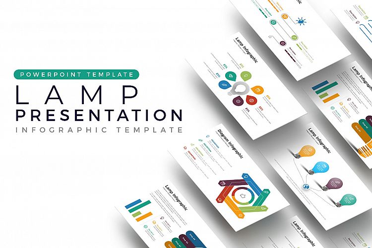 Lamp Presentation - Infographic Template