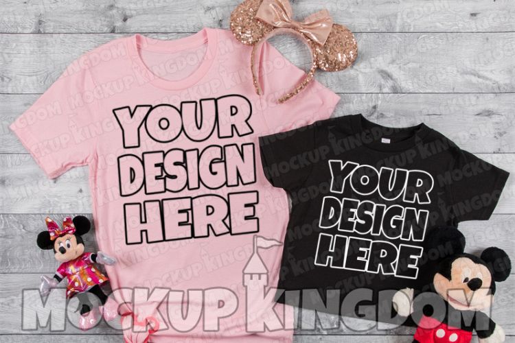 Mommy and Me Mockup, Crew Neck Mockup, Parent Child Mockup