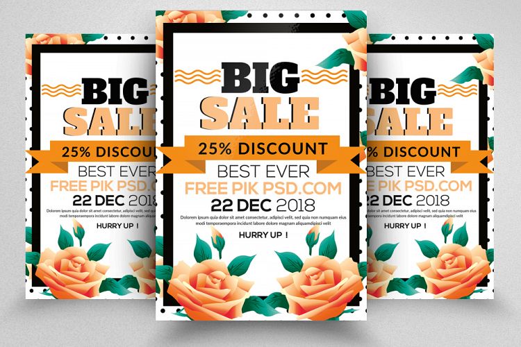 Big Sale Offer Promotion Flyer