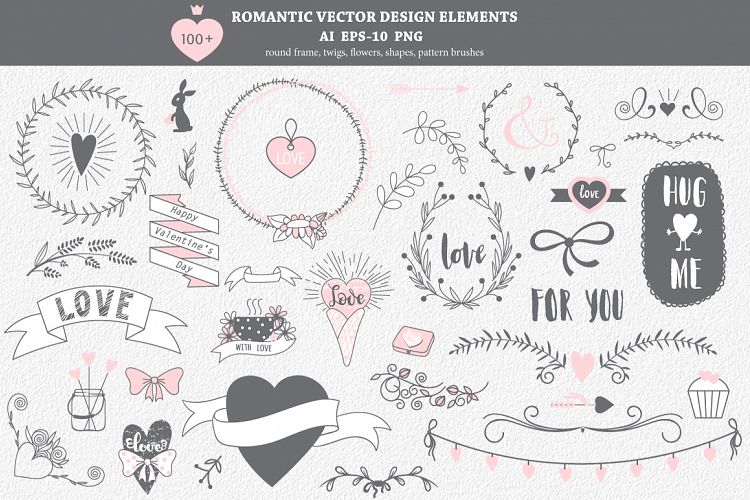 100+ romantic elements