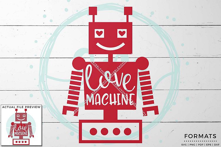 Love Machine Valentine Svg 49993 Svgs Design Bundles