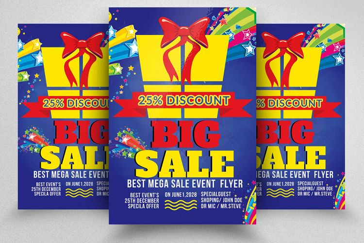 Big Sale Offer Promotion Flyer