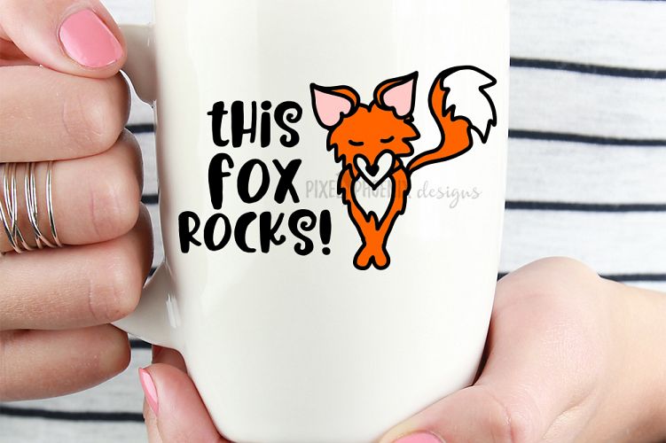 Cute fox svg file