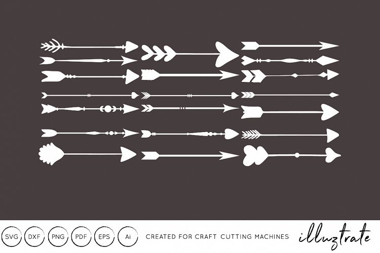 Arrows SVG Cut File - DXF - Craft Cutting Files