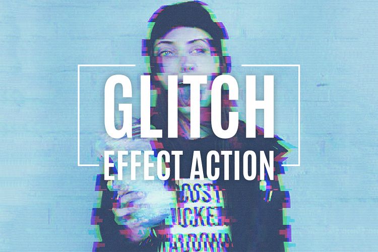 Glitch Effect Action