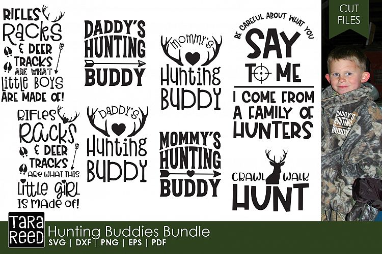 Hunting Buddies - Kids Hunting SVG and Cut Files for Crafter