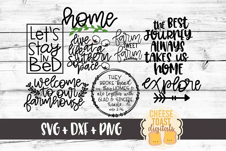 Sign Bundle - Includes 16 Designs SVG PNG DXF Cutting Files