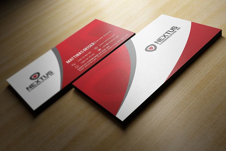 Red Business Card