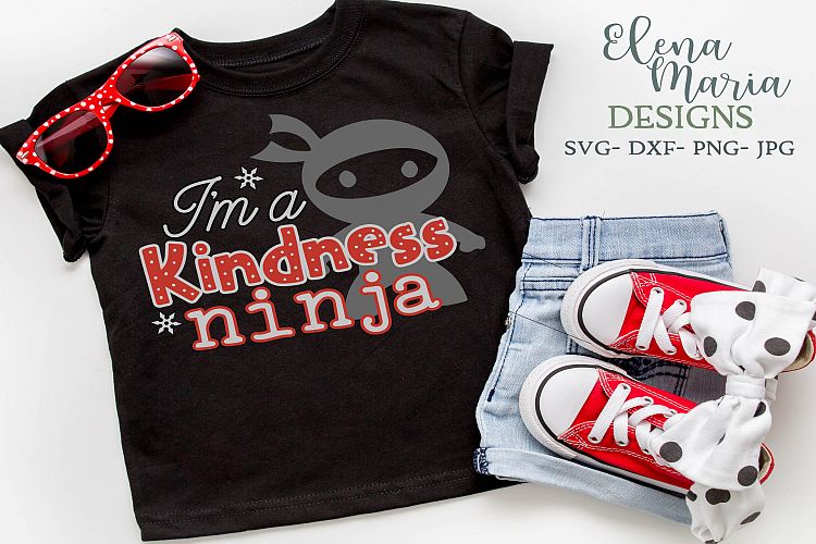 Back To School SVG, Ninja, Kindness, School, Kindergarten