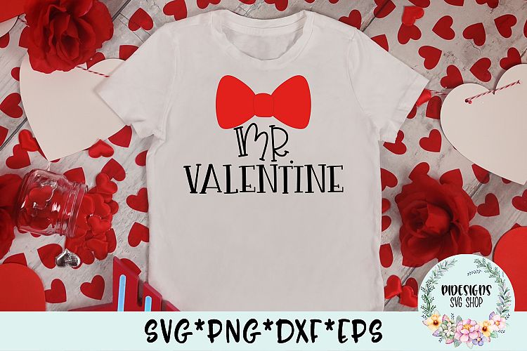 Mr Valentine SVG Cut File