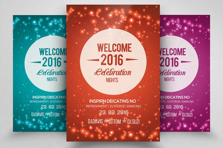 New Year Celebration Flyer