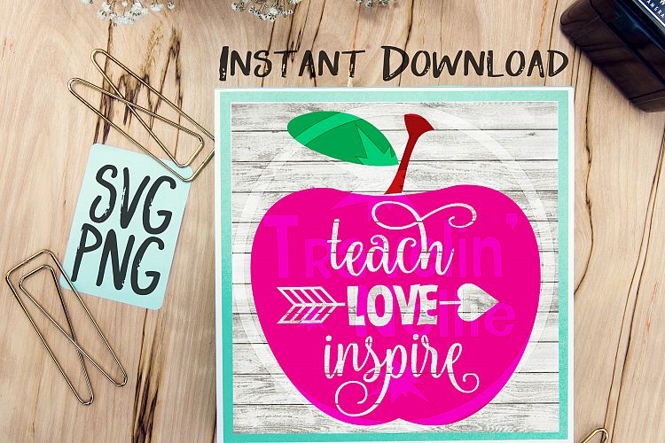 Download Best Teacher Ever SVG PNG Cricut Cameo Silhouette Brother ...
