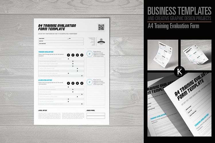 A4 Training Evaluation Form