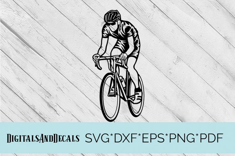 Bike, Cycling, Push Bike Racer SVG Cutting File 