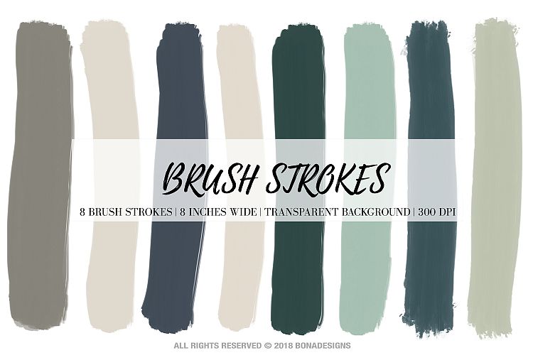 Brush Strokes, Digital Brush Strokes