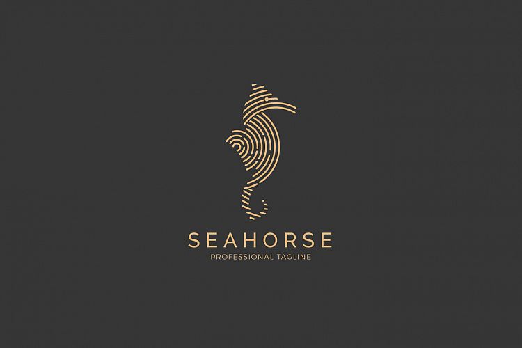 Animal Sea Logo - Seahorse Logo