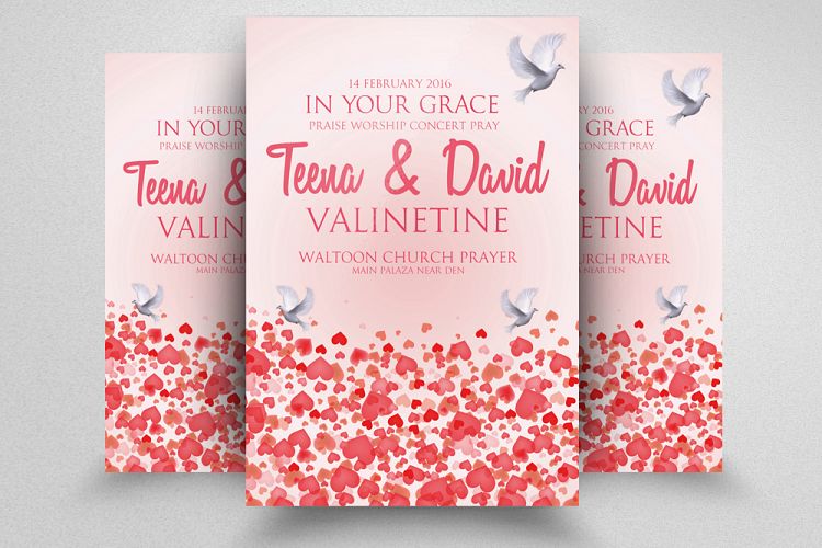 Valentines Day Flyer Template