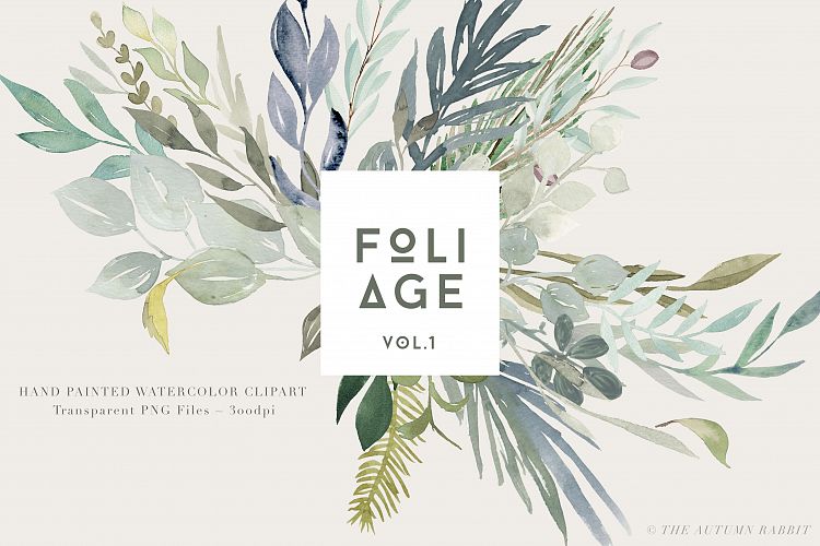 Foliage - Watercolor Leaves & Greenery