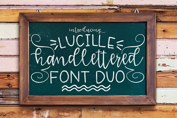 Lucille Handlettered Duo