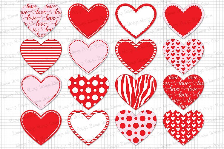 Heart / Love / Heart Clipart / Valentine Heart Clip Art / Valentines Day / Heart Graphic and Illustrations