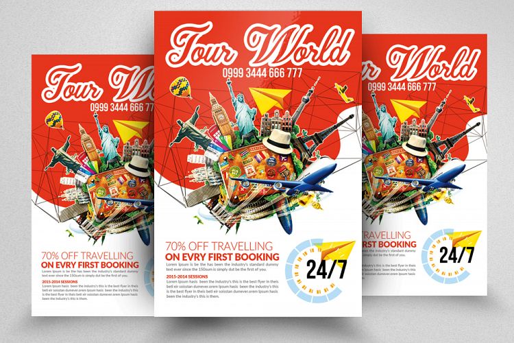Holiday Tour/Travel Psd Flyer